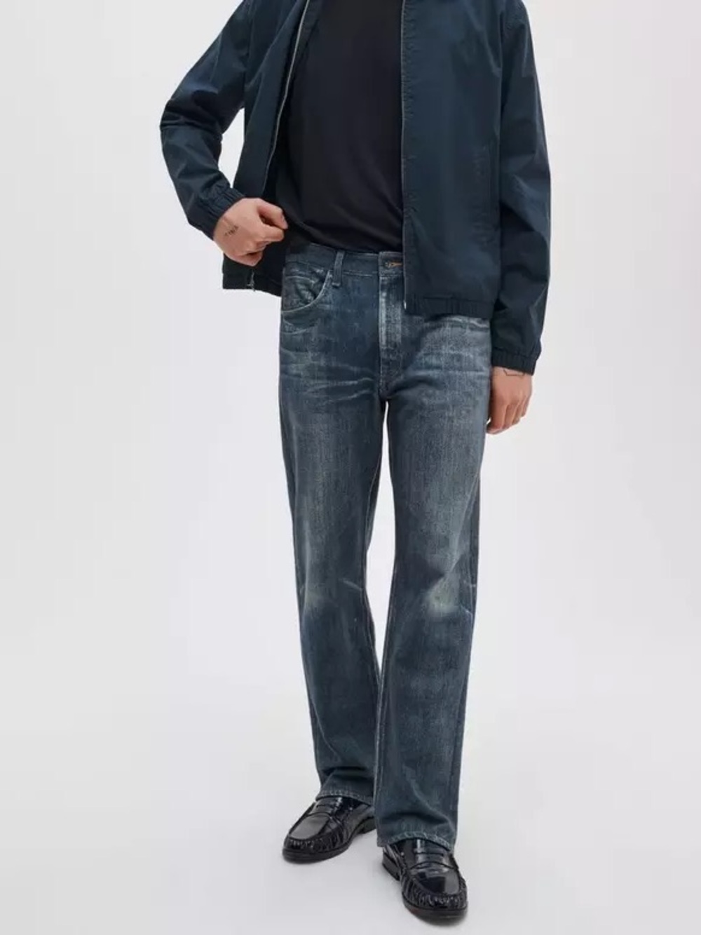 Rag & Bone Miramar Jeans Size 29 Fit 4 Straight Pants In Empire Denim Sweats - Picture 2 of 16